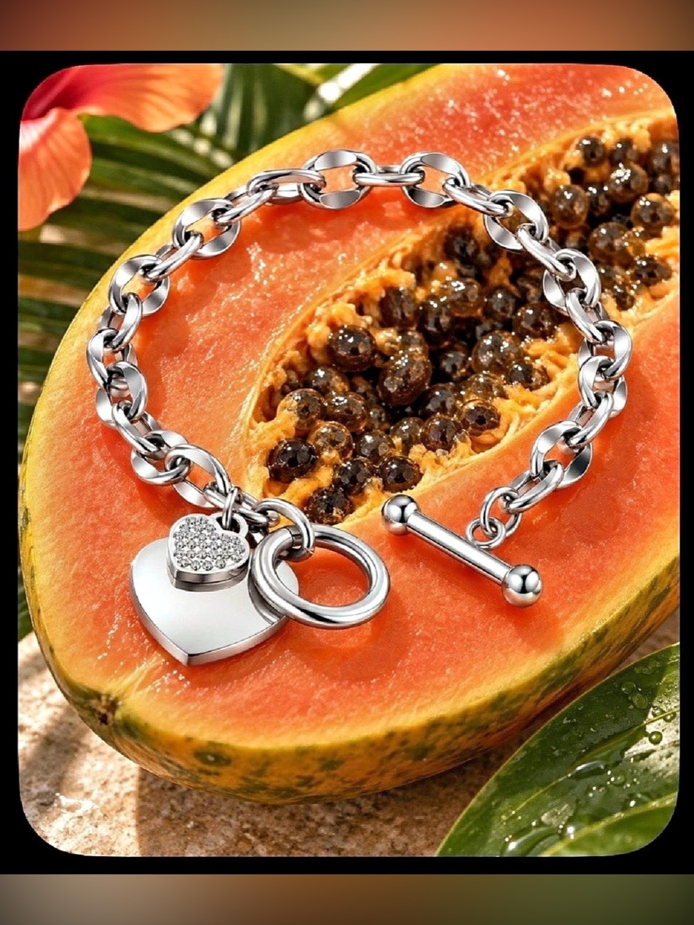 Yaras Silver Heard Charm Bracelet-Sandaya Signature Premium Collection